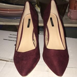 Maroon heels